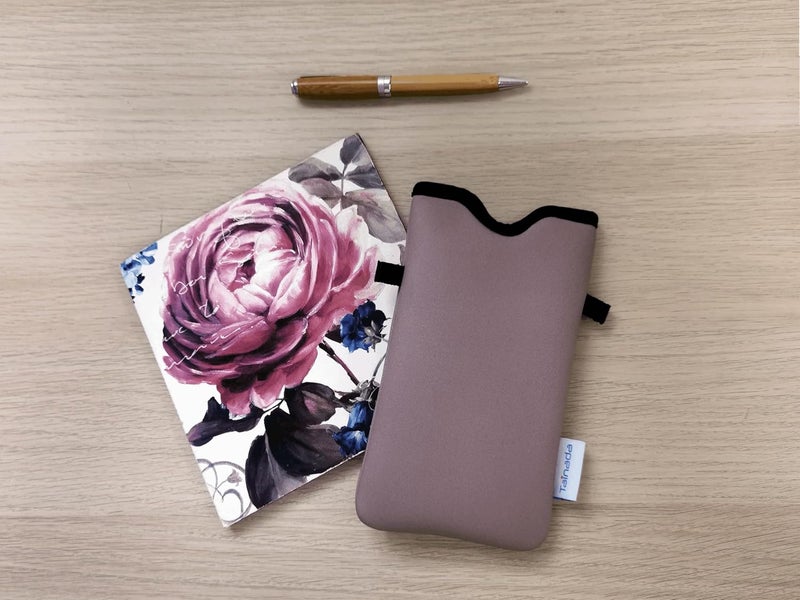 Tainada Men Women Neoprene Phone Sleeve Pouch Case Bag w/Crossbody Strap/Neck Lanyard for iPhone 17/16/15 Pro Max, Air, 16/15/14 Plus, 16e; Samsung S25, S24, S25 FE, A56; Google Pixel 10, 9a (Mocha) - Image 3